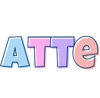 Atte pastel logo