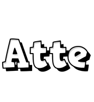 Atte snowing logo