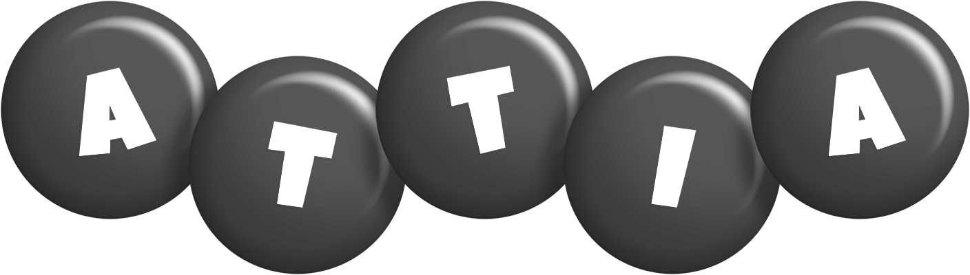 Attia candy-black logo