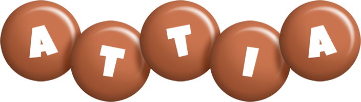 Attia candy-brown logo