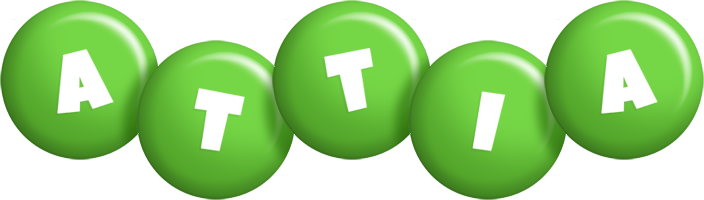 Attia candy-green logo