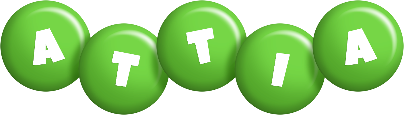 Attia candy-green logo