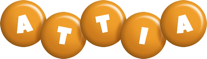 Attia candy-orange logo