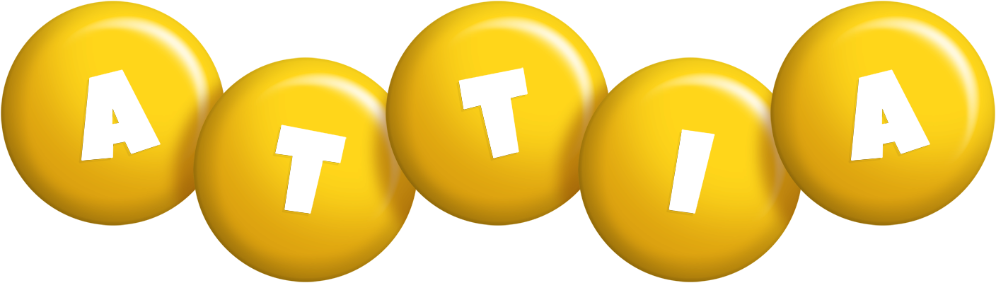 Attia candy-yellow logo