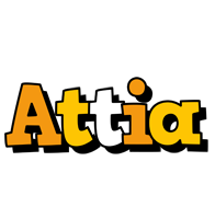 Attia cartoon logo