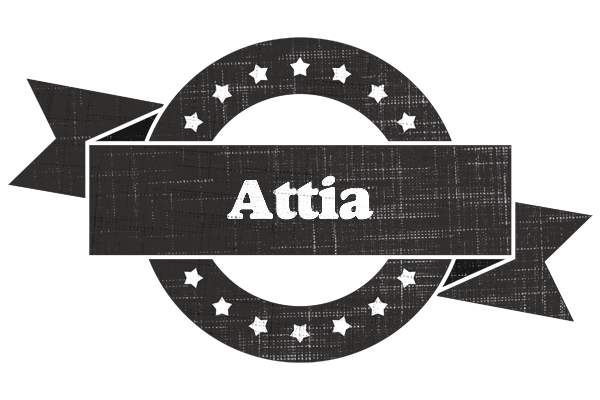 Attia grunge logo