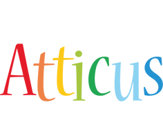 Atticus birthday logo
