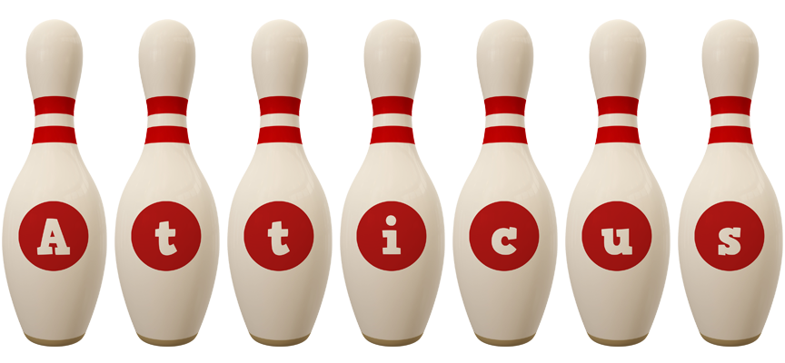 Atticus bowling-pin logo