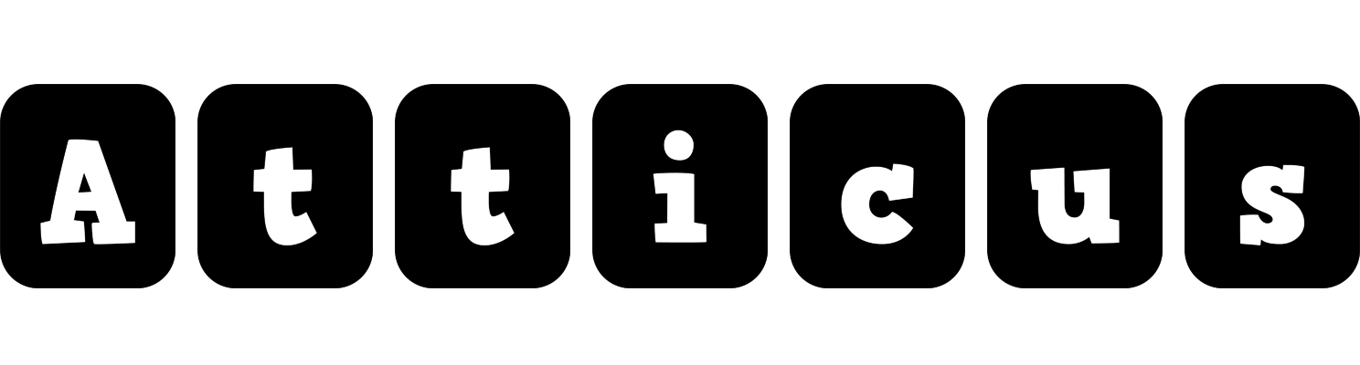 Atticus box logo