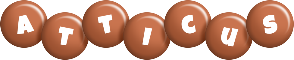 Atticus candy-brown logo