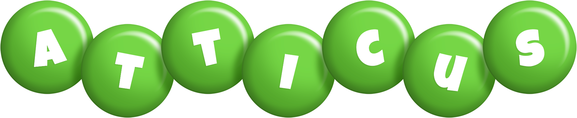 Atticus candy-green logo