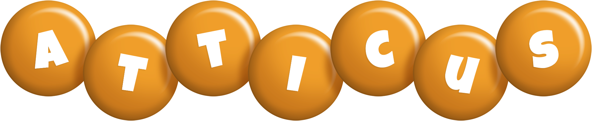 Atticus candy-orange logo