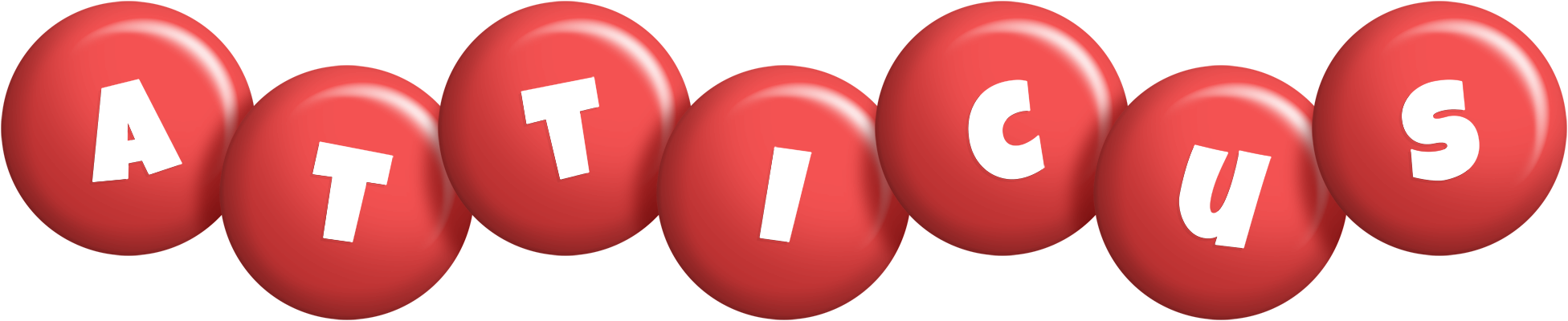 Atticus candy-red logo