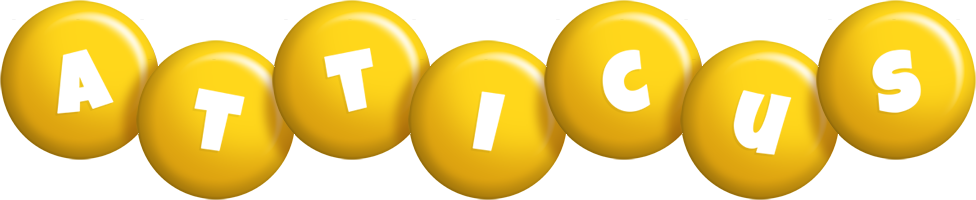 Atticus candy-yellow logo
