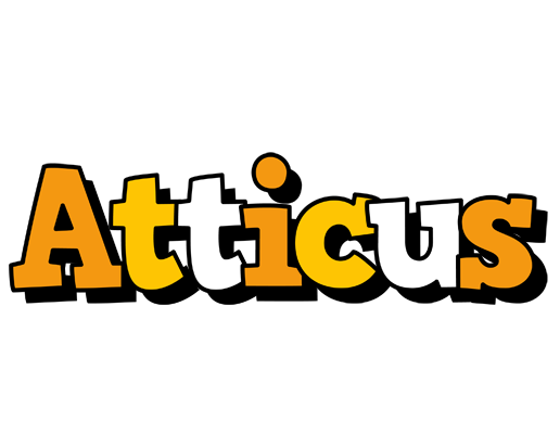 Atticus cartoon logo