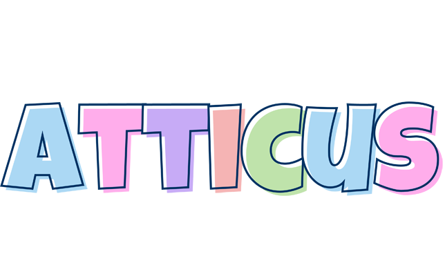 Atticus pastel logo