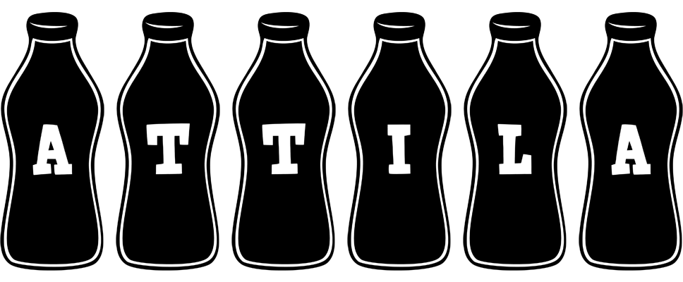 Attila bottle logo