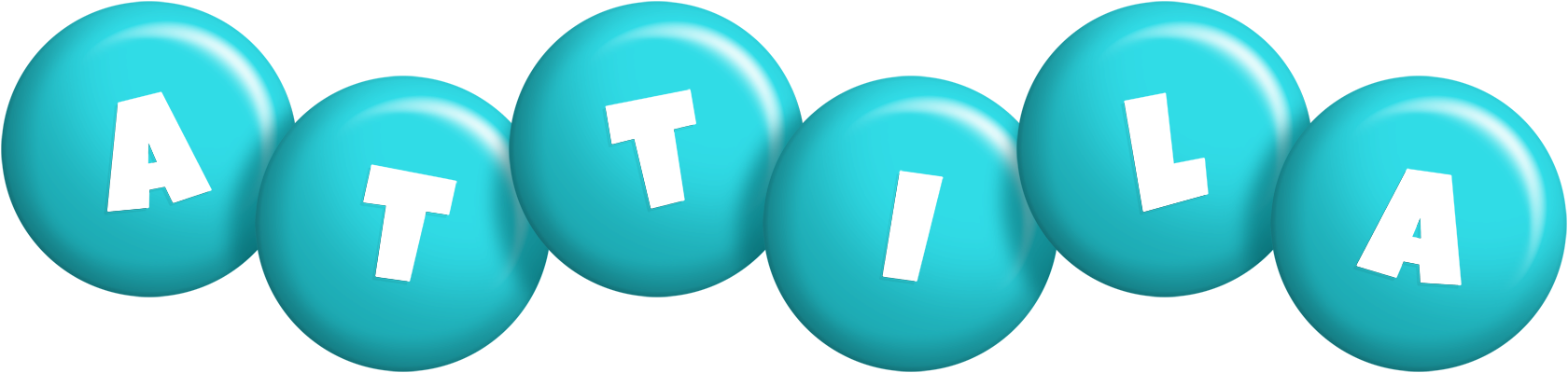 Attila candy-azur logo