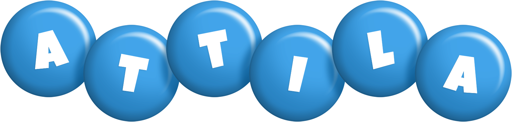 Attila candy-blue logo