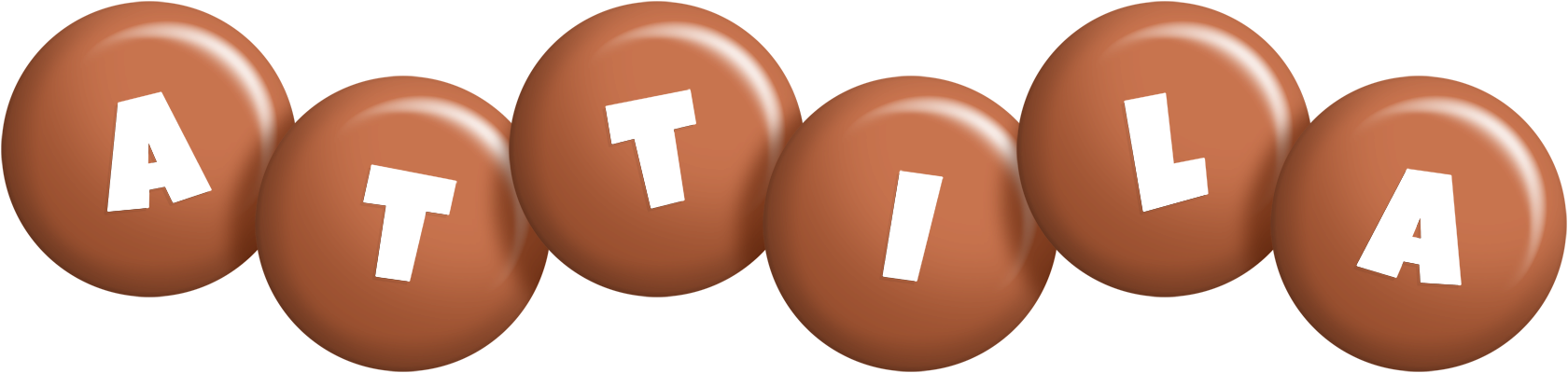 Attila candy-brown logo