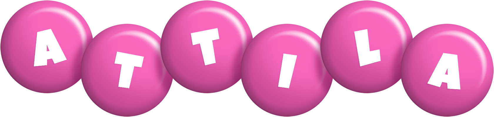 Attila candy-pink logo