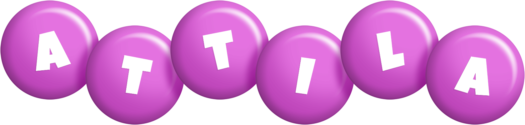 Attila candy-purple logo