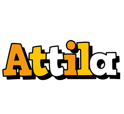 Attila cartoon logo