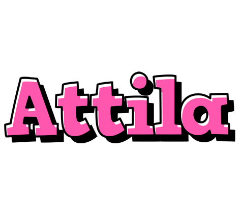 Attila girlish logo