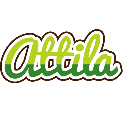 Attila golfing logo