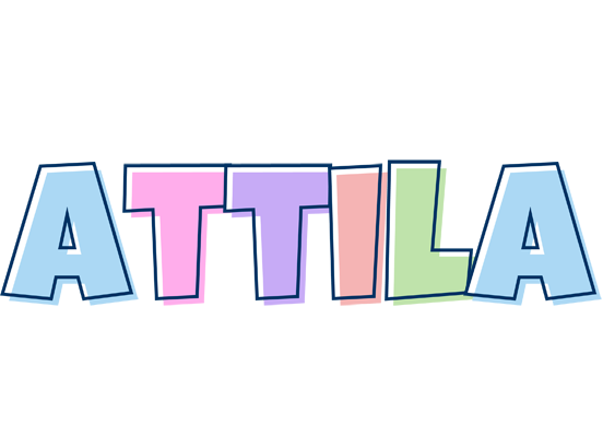 Attila pastel logo