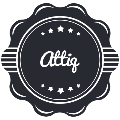 Attiq badge logo
