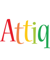 Attiq birthday logo