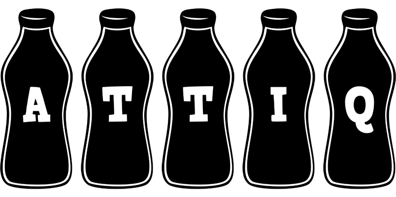 Attiq bottle logo