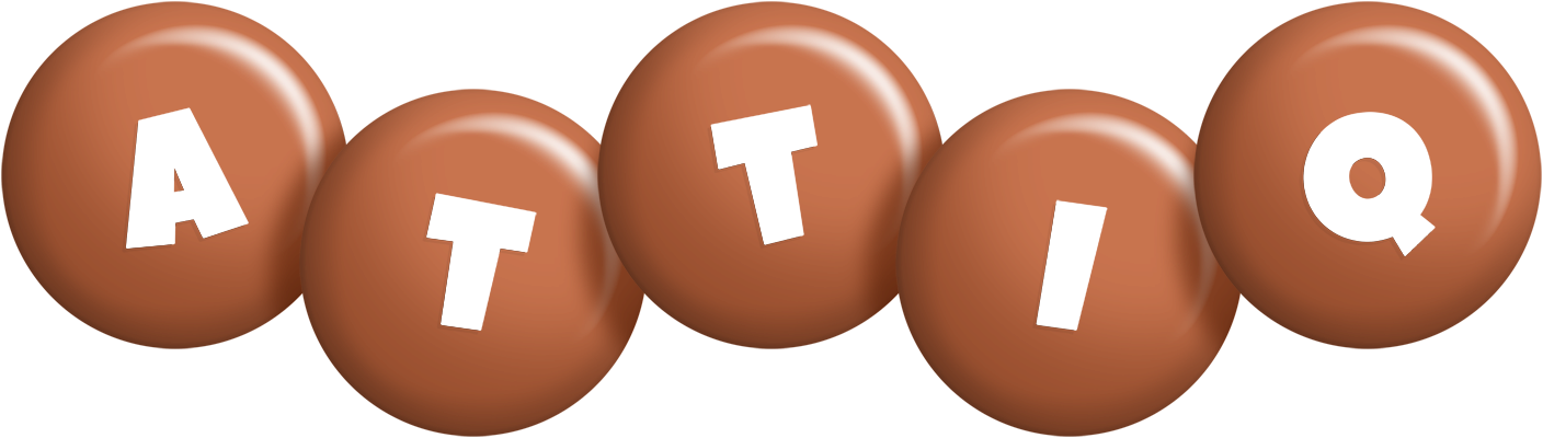 Attiq candy-brown logo