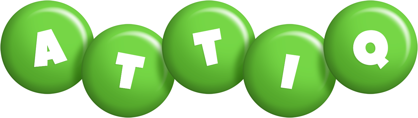 Attiq candy-green logo