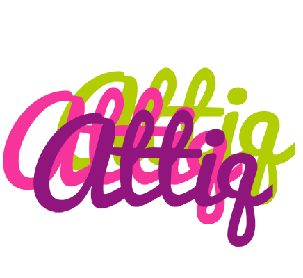 Attiq flowers logo