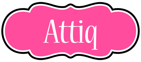 Attiq invitation logo