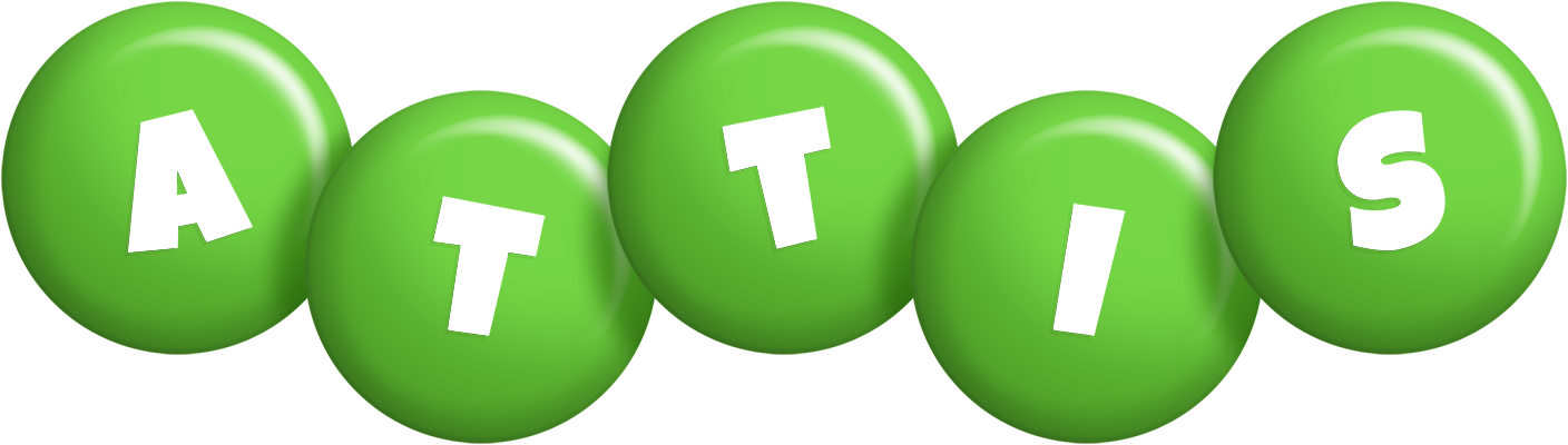 Attis candy-green logo