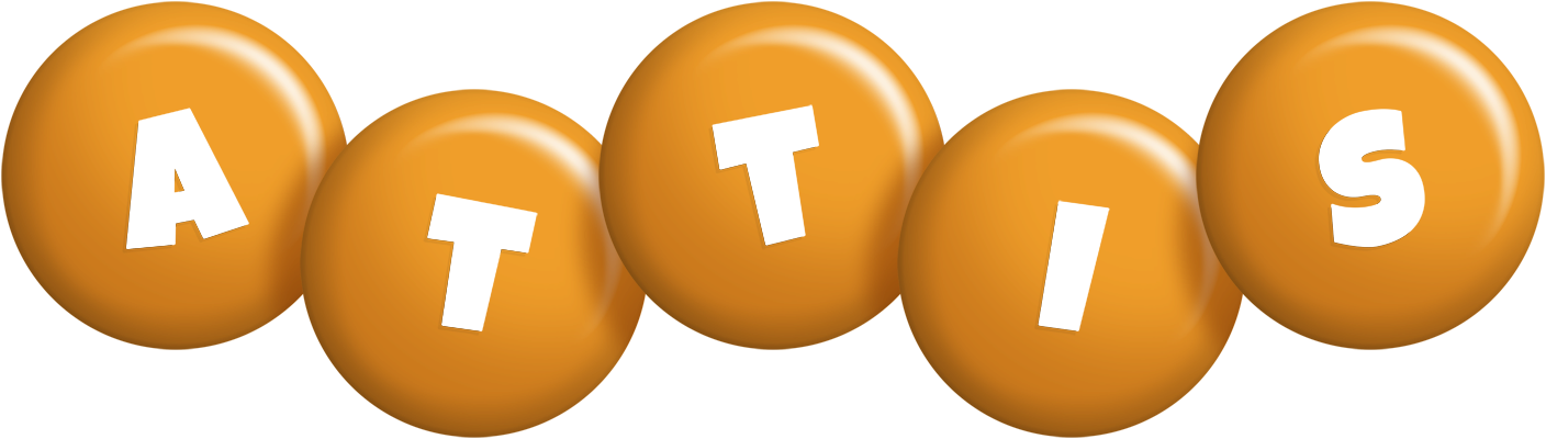 Attis candy-orange logo