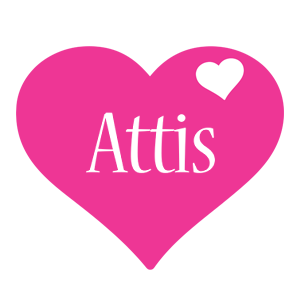 Attis love-heart logo