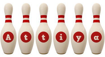 Attiya bowling-pin logo