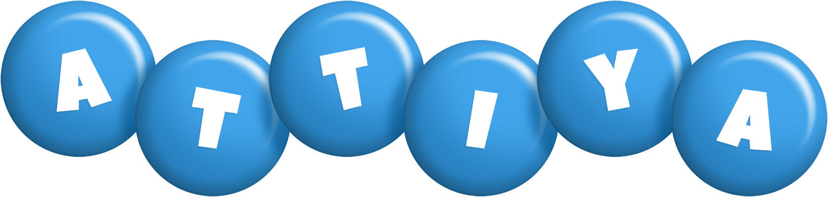 Attiya candy-blue logo