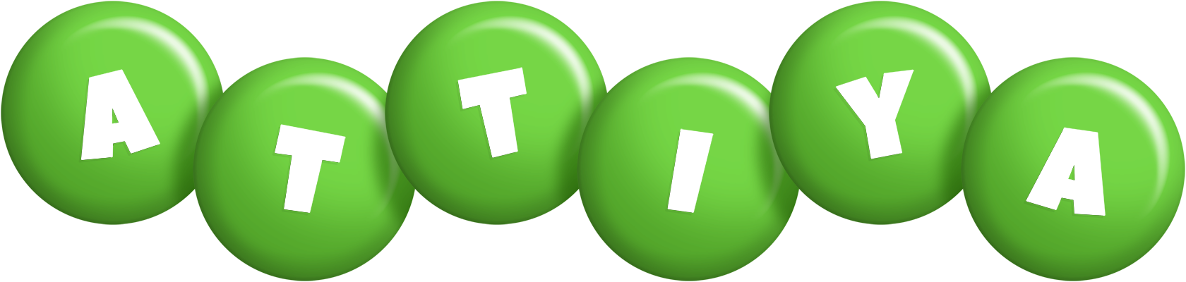 Attiya candy-green logo