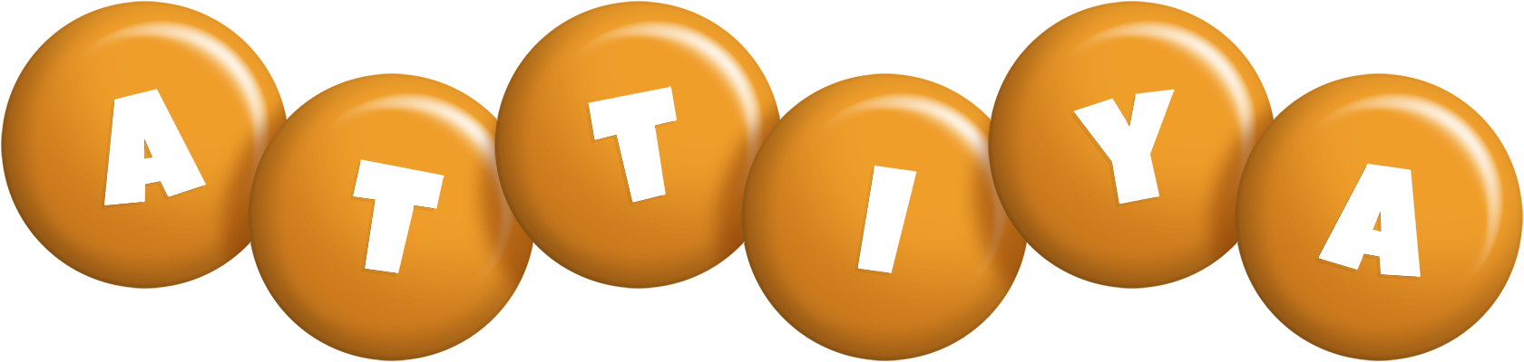 Attiya candy-orange logo