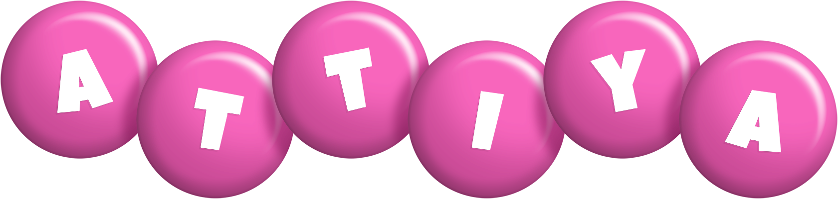 Attiya candy-pink logo