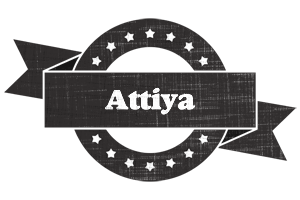 Attiya grunge logo