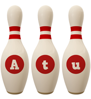 Atu bowling-pin logo