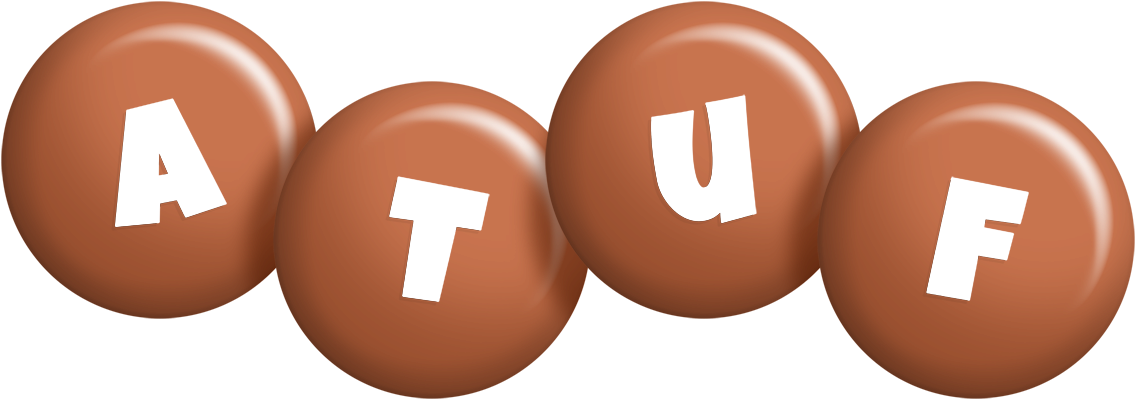 Atuf candy-brown logo