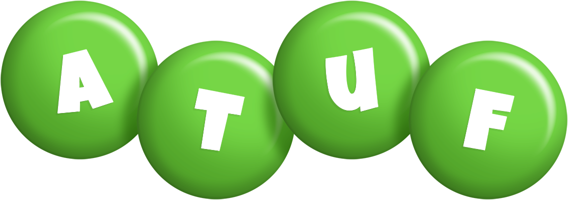 Atuf candy-green logo