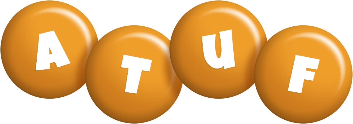 Atuf candy-orange logo